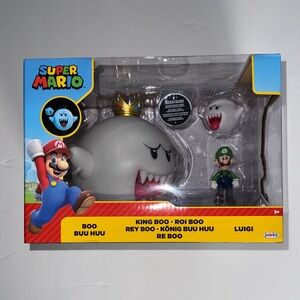 Super Mario King Boo and Luigi Toy Set